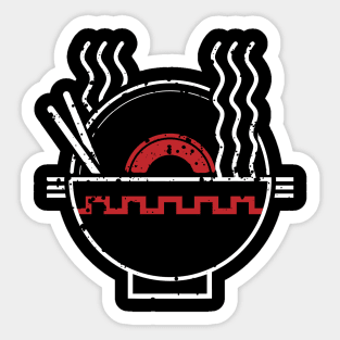 Ramen Lover For Vinyl Records Noodles aesthetics Sticker